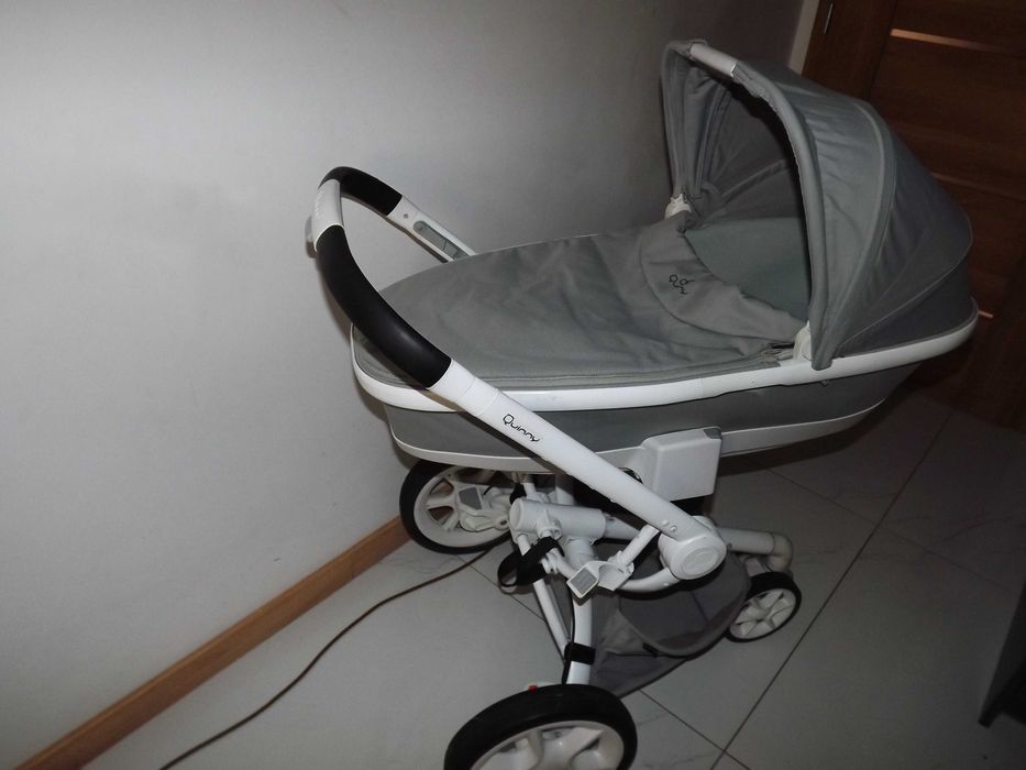 Quinny moodd grey szary 3w1 Fotelik cybex