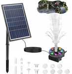 Pompa solarna fontannowa do oczka wodnego LED 7W