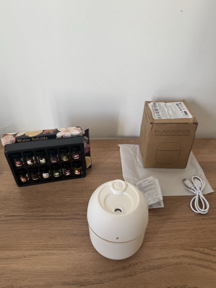 Difusor de Aromas + 12 óleos essenciais