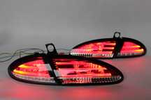 Lampy światła tył tylne SEAT LEON 2 II 05-09 LED BAR NEON RED NOWE
