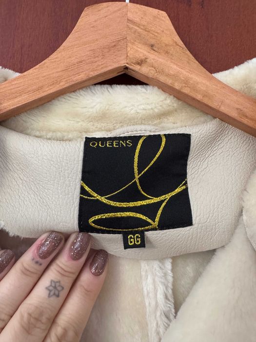 Casaco com Pelo Creme