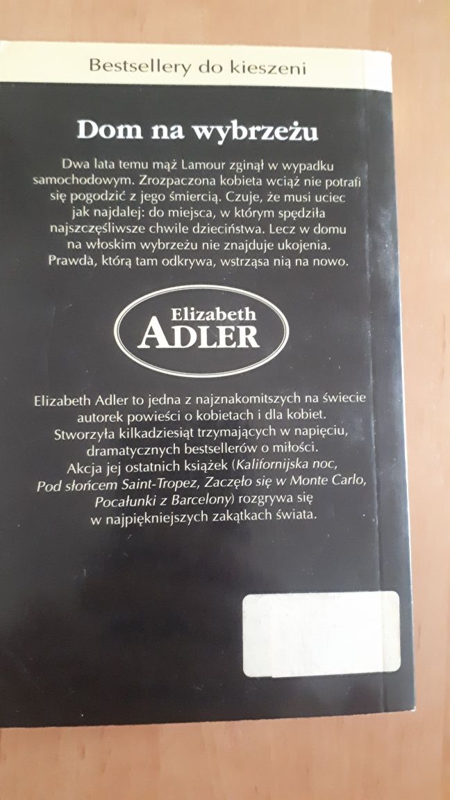 Sprzedam książkę E.Adler ,,Dom.na wybrzeżu "