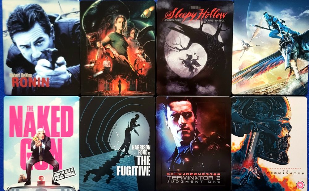 Фильмы Steelbook 4k Blu Ray Alien, Terminator  и другие