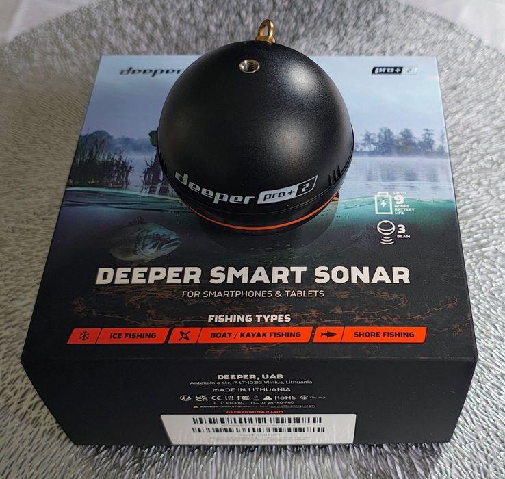 Echosonda Deeper Pro+ 2 Jak Nowa Komplet Ładowarka Gwarancja