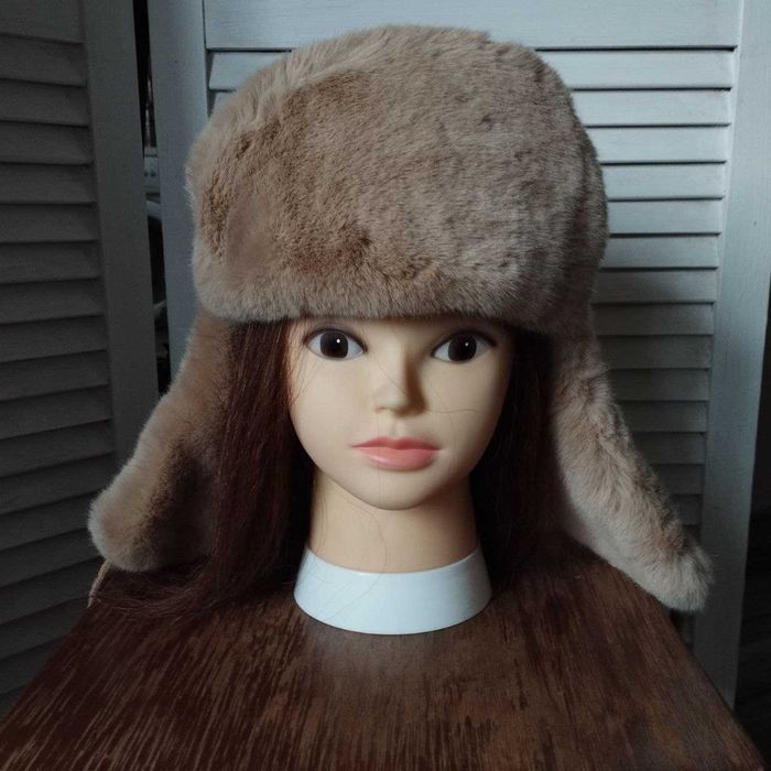 Шапка зимняя женская ушанка