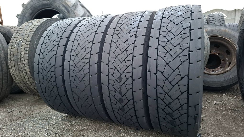 4 opony 295/60 R22.5 Dunlop SP 446 8mm 2020r
