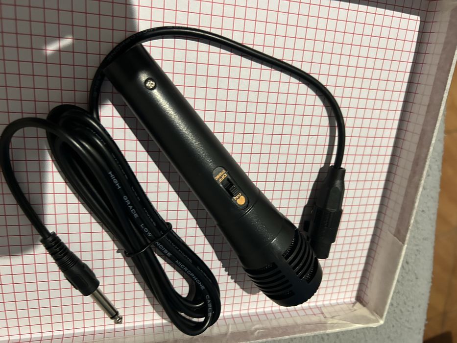 Microfone para karaoke novo
