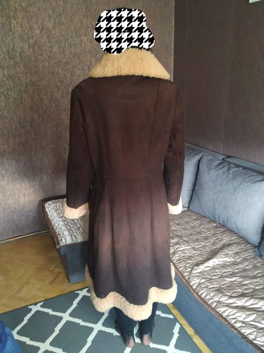 Nowy skórzany kożuch