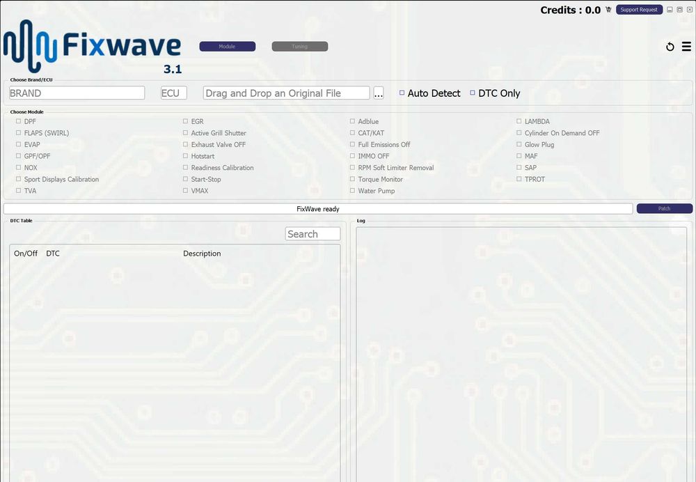 FIXWAVE - Software para Centralinas