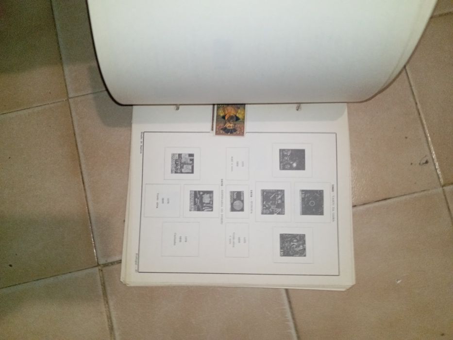 Selos álbum e folha album e dossier e não tem NR páginas certo