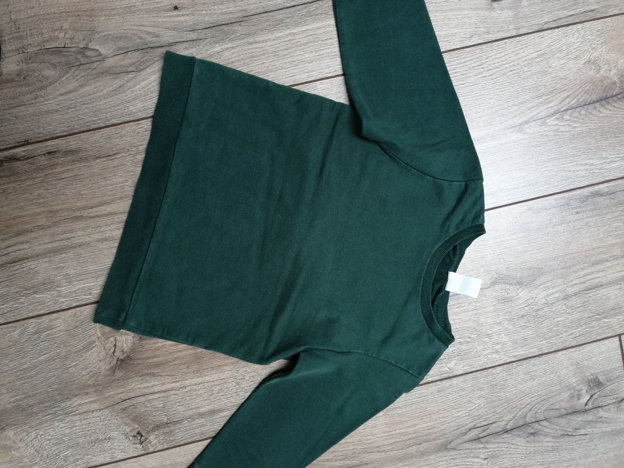 Bluza h&m r. 98 butelkowa zieleń, unisex