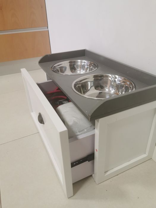Comedouro Para cães com duas gamelas