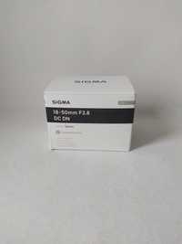 Об'єктив Sigma AF 18-50mm f/2,8 DC DN C (Sony-E)