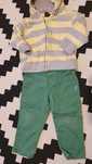Komplet 80 cm, spodnie Reserved, bluza Next