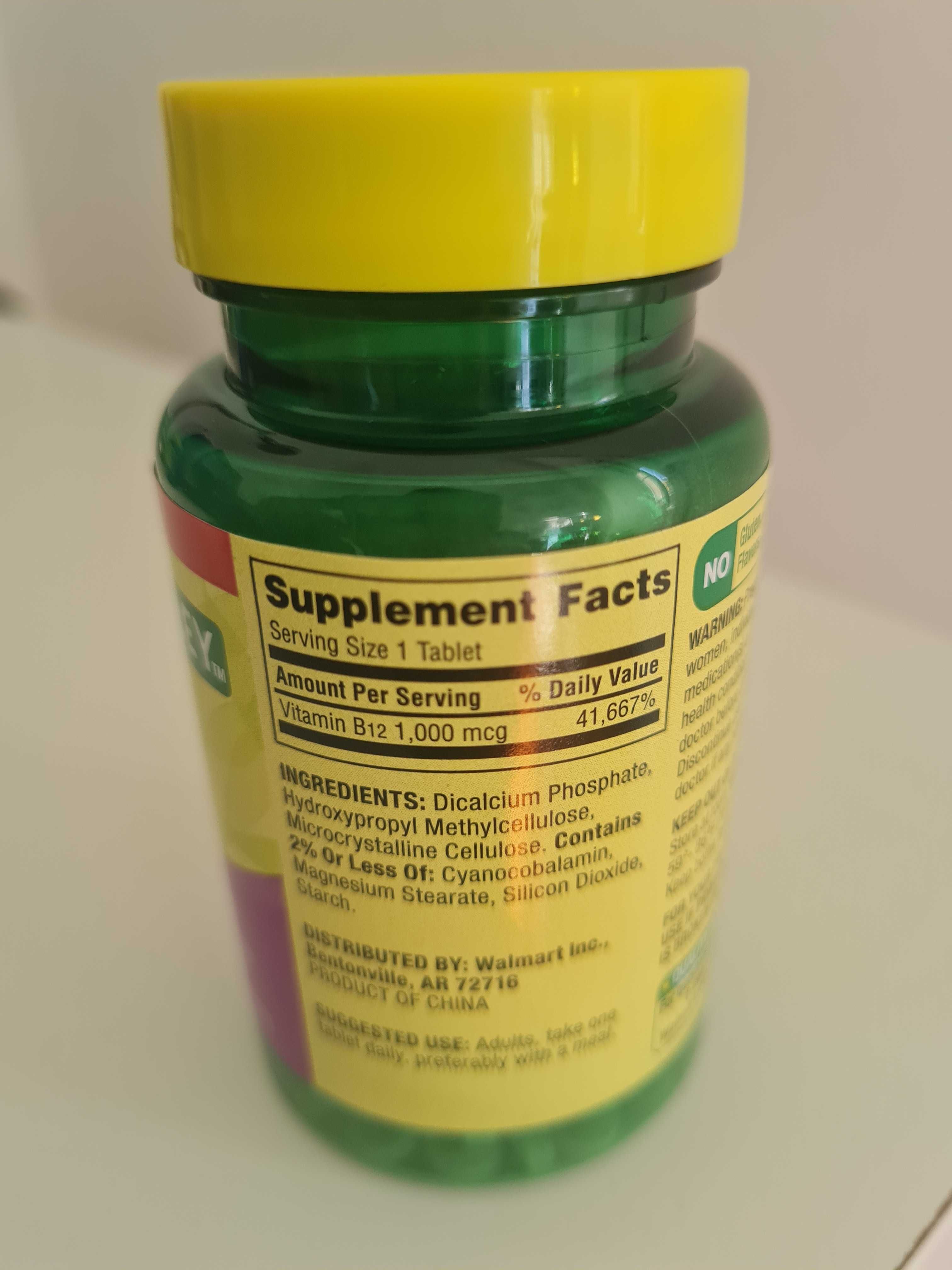 Vitamina B 12 1000 mcg por cápsula - 300 cápsulas