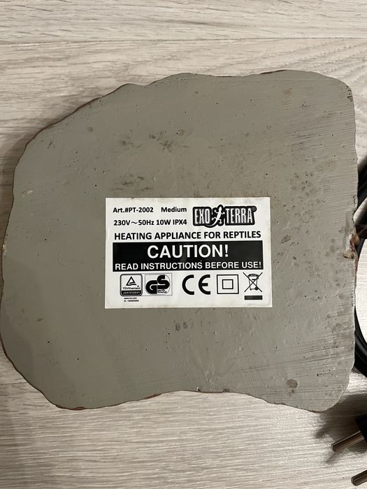 Нагріваючий камінь Exo Terra 10W 15х15см, обігрівач в тераріум