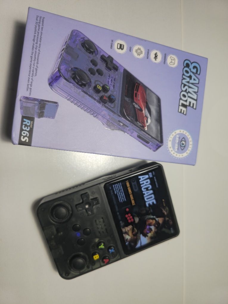 Retro konsola R36S – 5000+ gier – gotowa do grania!