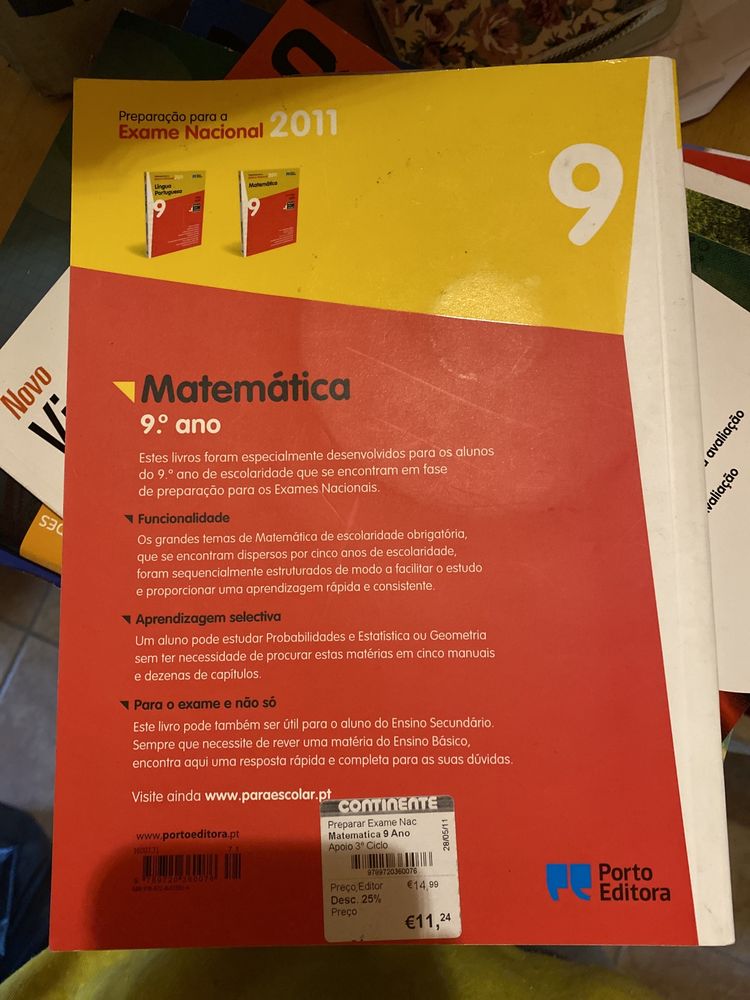 Manual preparação exame nacional 2011 - matemática