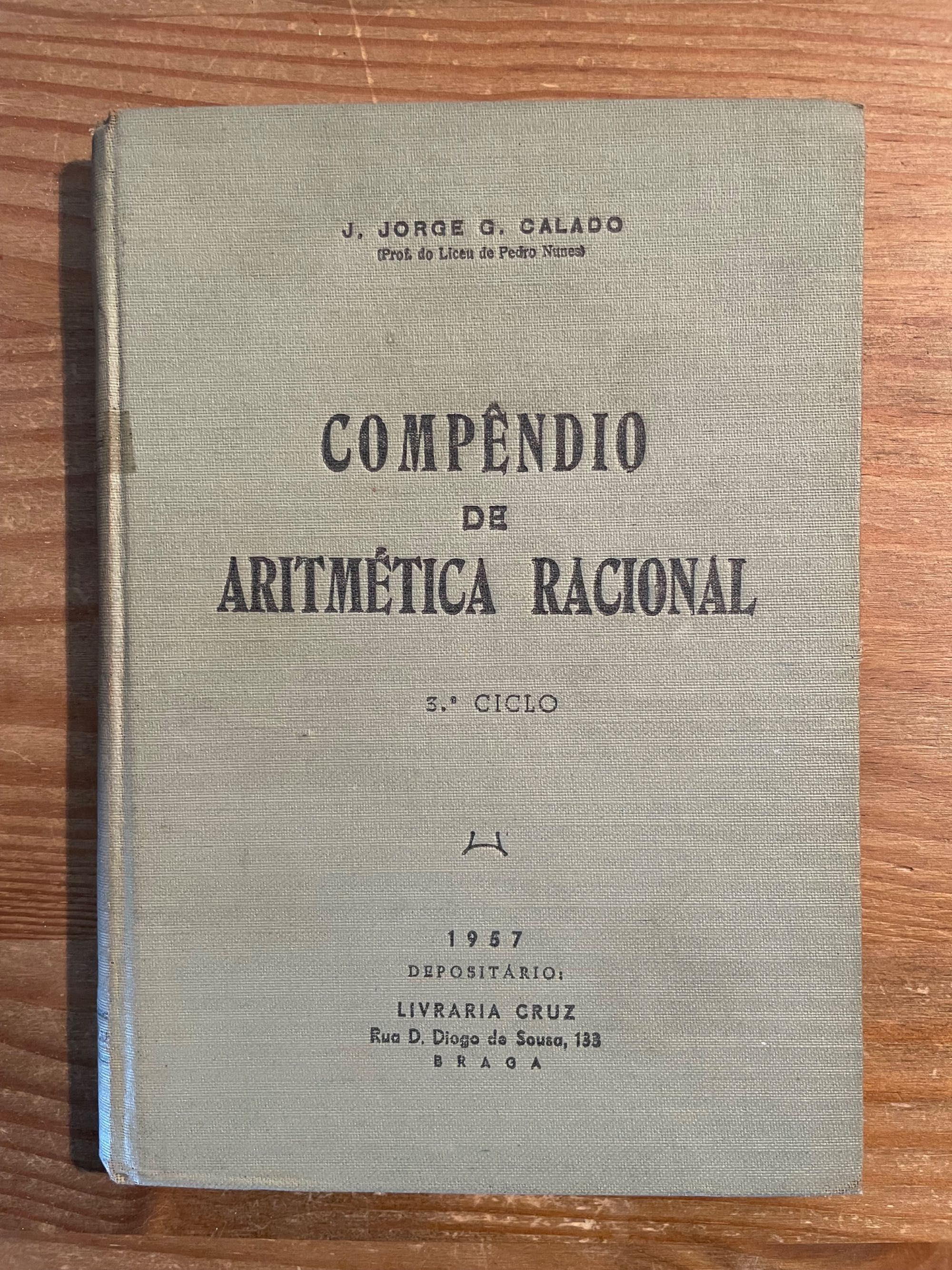 Compêndio de Aritmética Racional (portes grátis)