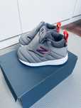 Dziecięce śniegowce New balance/ szare buty zimowe na rzepy