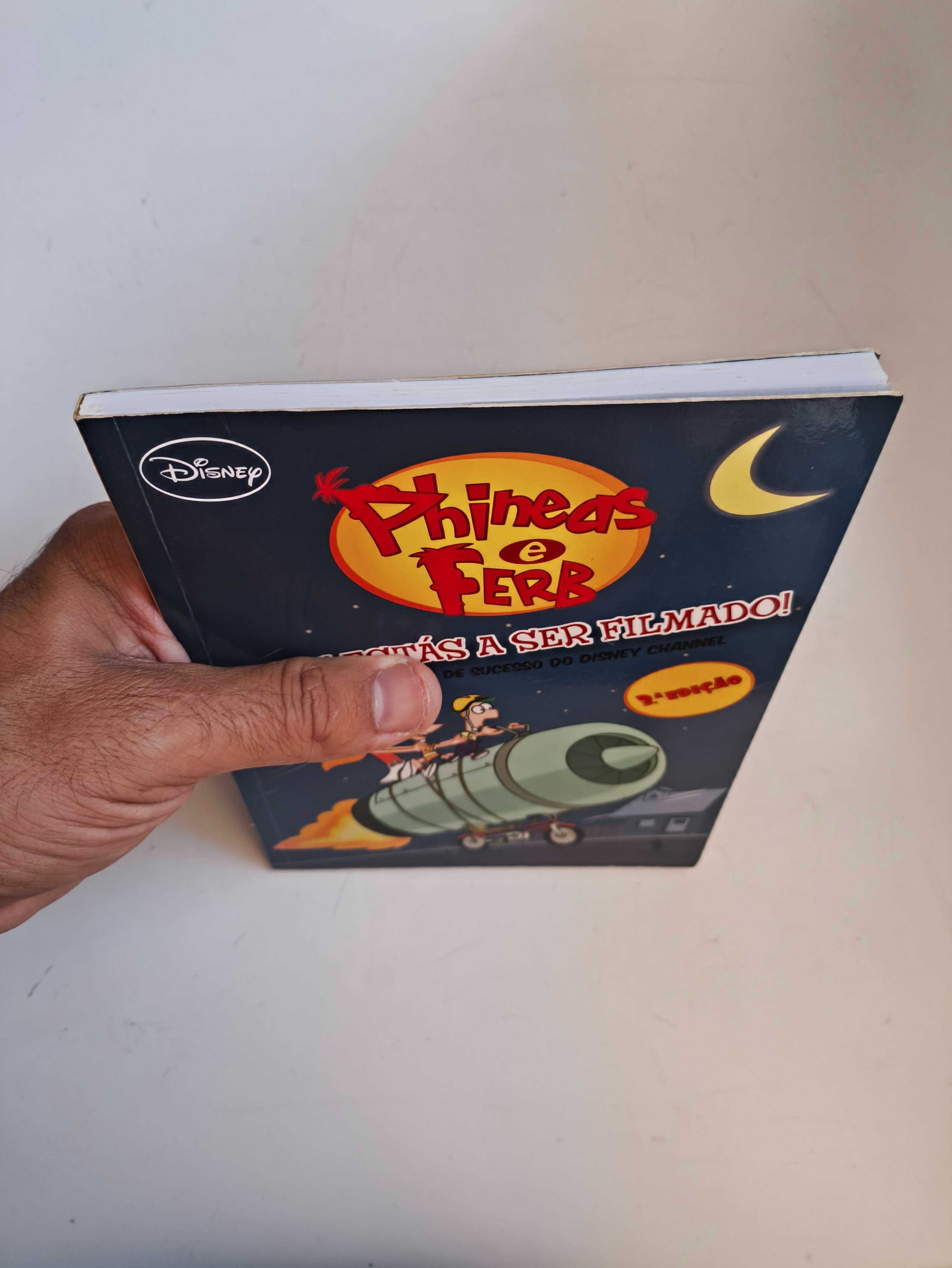 Conjunto de 5 Livros do Phineas e Ferb