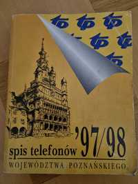 Książka telefoniczna woj poznańskiego z1997/8r.