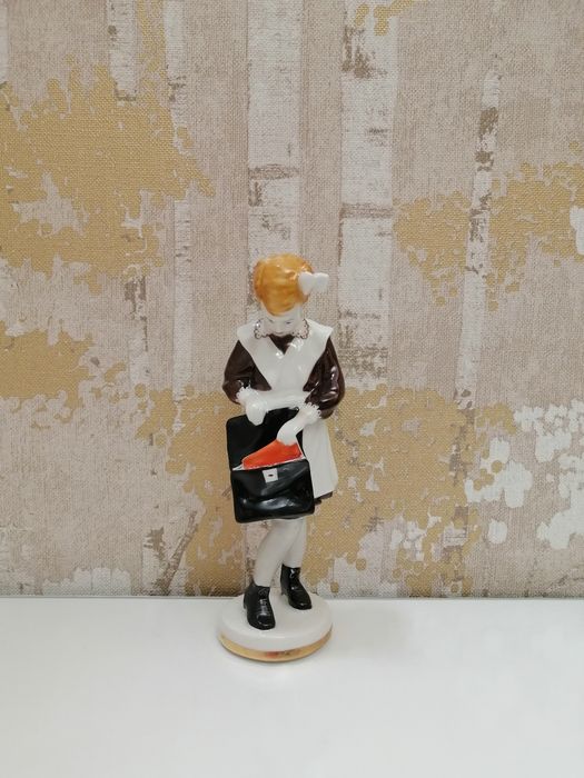 Figurka porcelana Lomonosow ZSRR Vintage