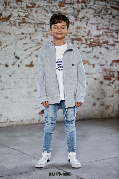 Bluza MashMnie na suwak różne 104/110,116/122, 152/158