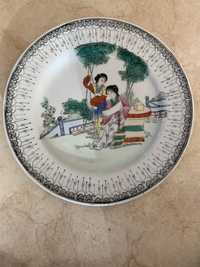 Prato decorarivo porcelana chinesa