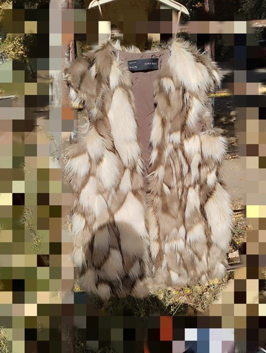 Хутряна жилетка Zara