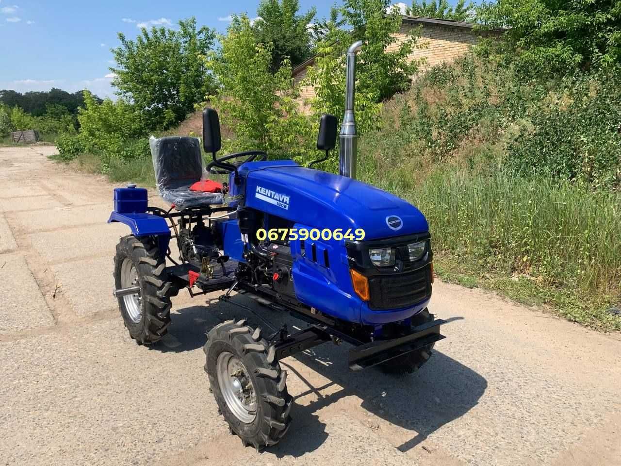 Мототрактор KENTAVR 160 + Фреза + Плуг! Доставка