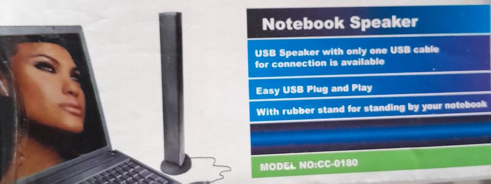 Nova coluna fina Notebook  tem 4 cm / 22 cm USB