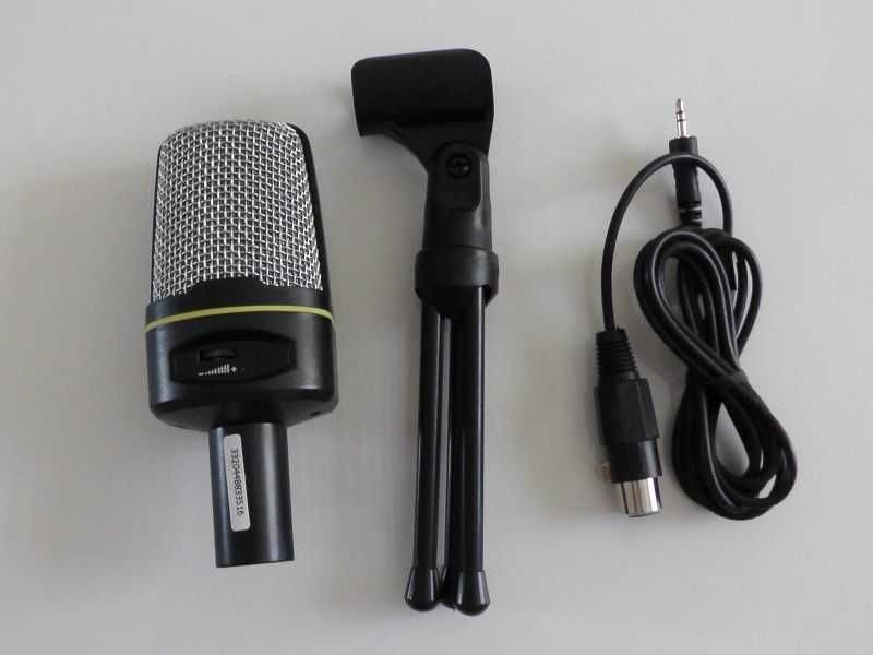Mikrofon Tracer Screamer 3,5mm + Statyw + 2m kabel XLR