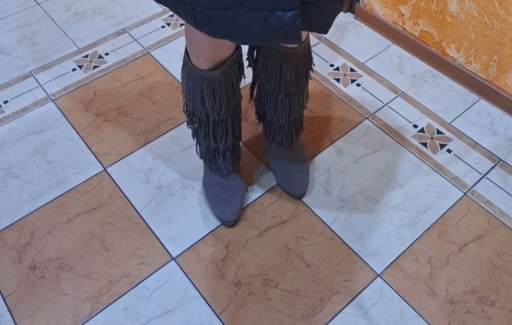 Kozaczki zamszowe r.38