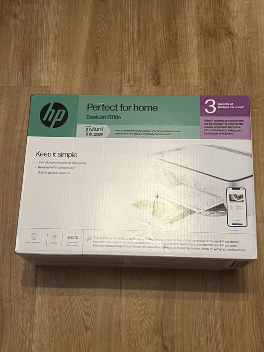 Urzadzenie wielofunkcyjne drukarka HP DeskJet 2810e Instant ink wifi