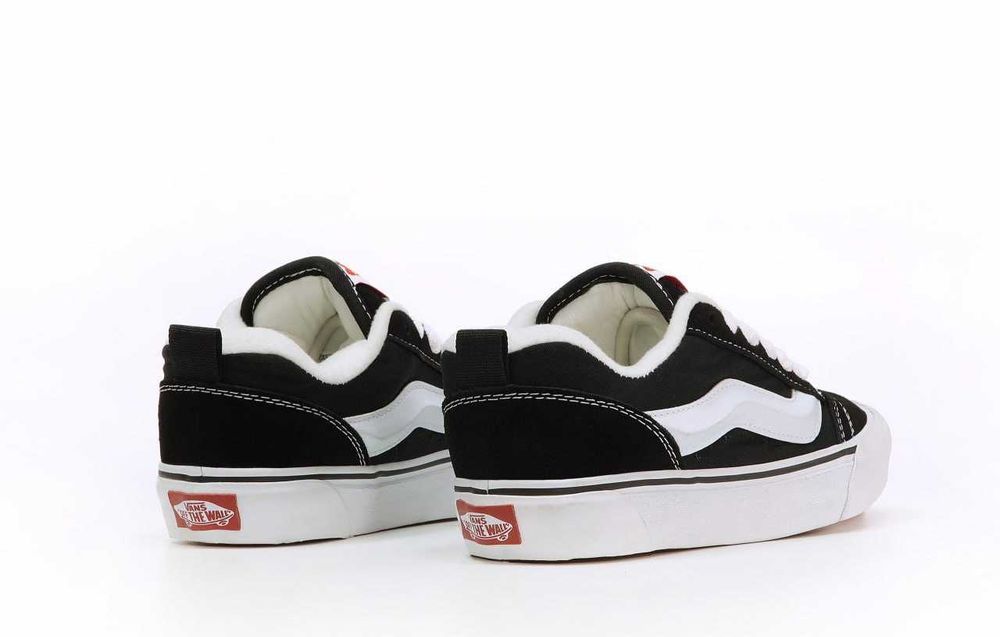Женские / мужские кеды Vans KNU Skool Black White кроссовки ванс кеди