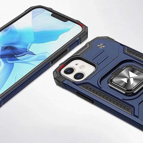 Wozinsky Ring Armor etui iPhone 14 pancerny pokrowiec uchwyt magnetycz