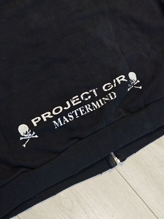 Grailz Project G/R x mastermind zip up hoodie черная кофта opium