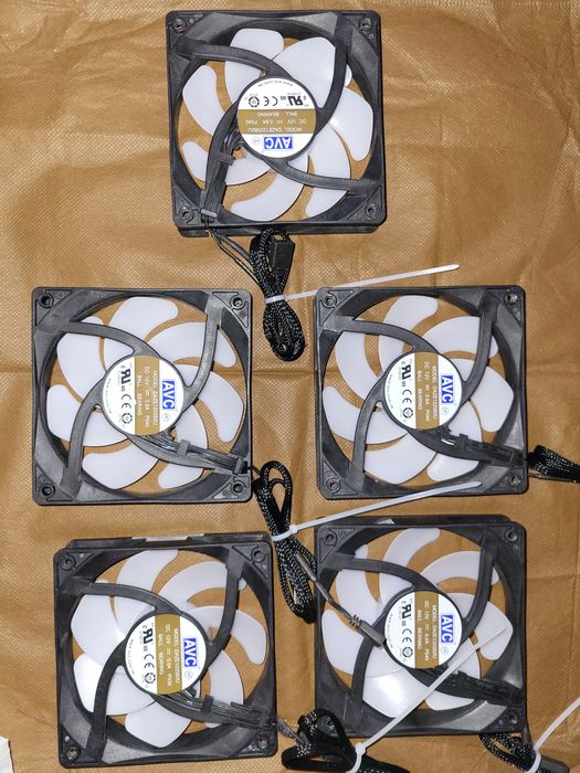 Нові Вентилятори фірмові AVC 4500 обертів з підсвіткою