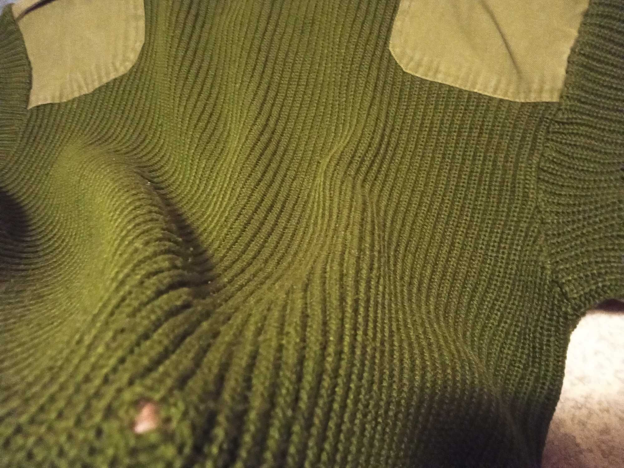 Sweter wojskowy zielony