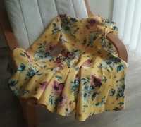 *Sukienka, żółta w kwiaty,krótka, rozmiar38, Closet London