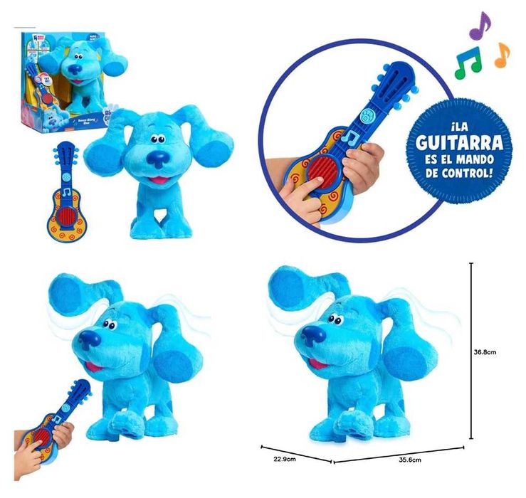Famosa Peluche eletrónico Dance Along Blue (189)