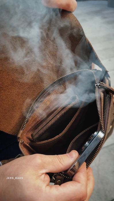 Сумка шкіряна кожаная подарунок хлопцю чоловіку подарок мужчине парню