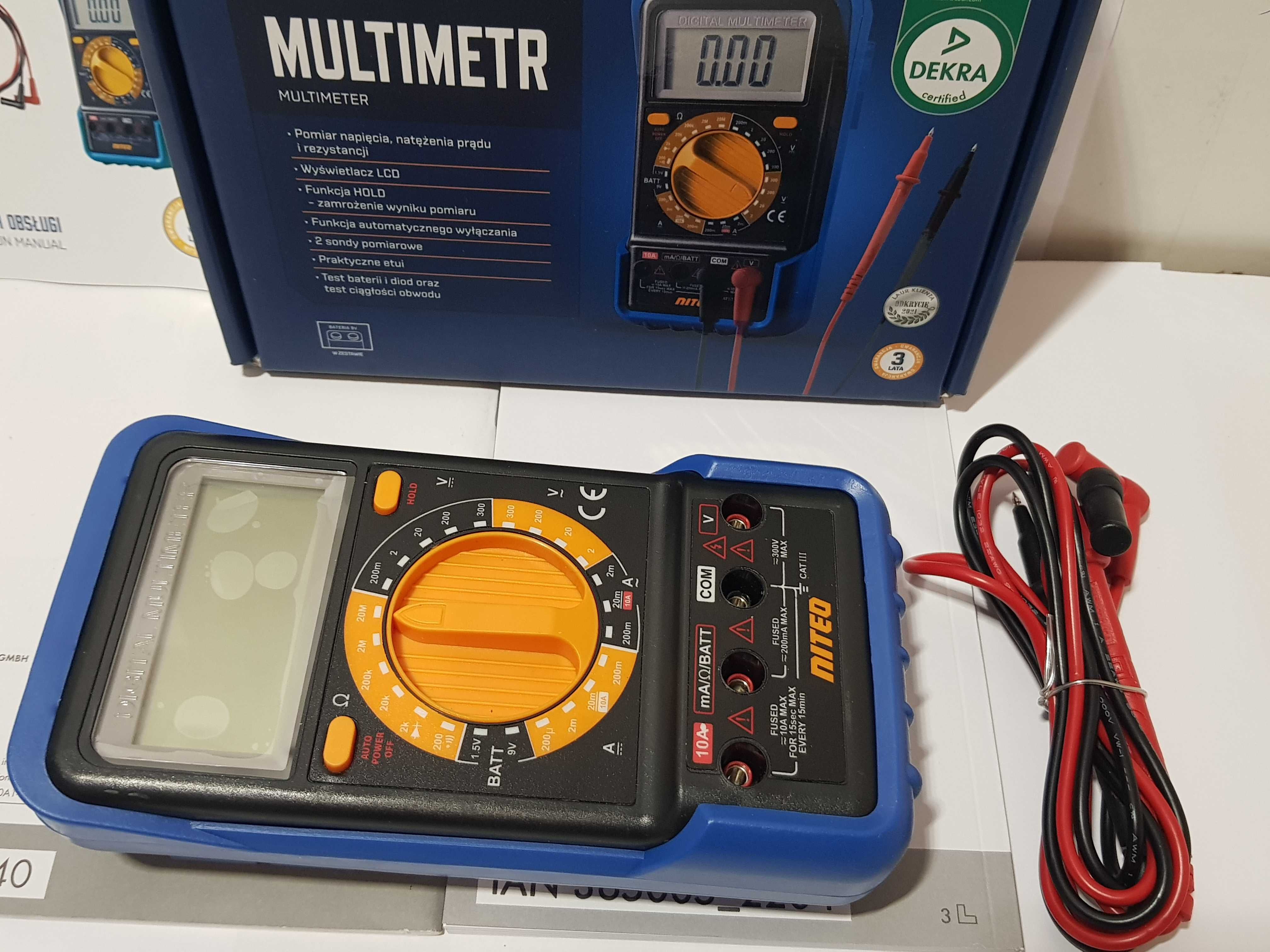 Multimetr miernik napiecia NITEO uniwersalny nowy benning uni-t