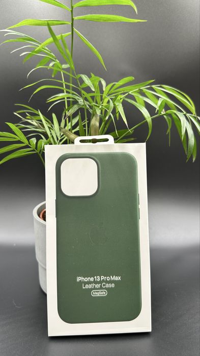Skórzane Magsafe Etui do Iphone’a 13 Pro Max Green