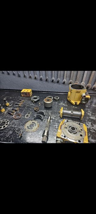 Naprawa pomp i silników hydraulicznych