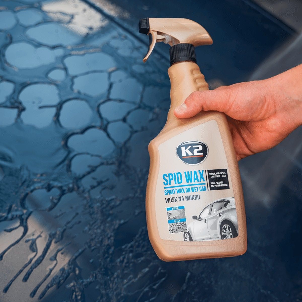 K2 Spid Wax wosk nabłyszczający na mokro 750 ml K087M
