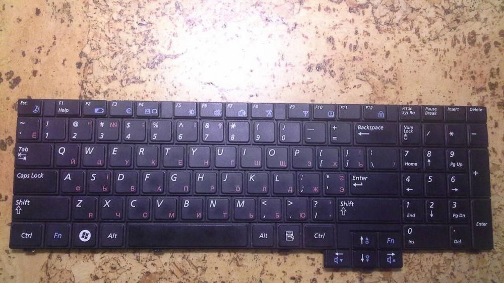 Продам поклавишно клавиатуру Samsung R528, R530, R525, R523, R538