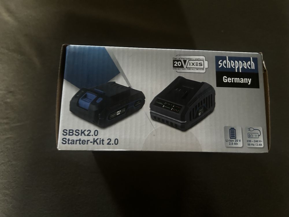 scheppach SBSK2.0 Starter- kit 2.0 ladowarka plus akumulator
