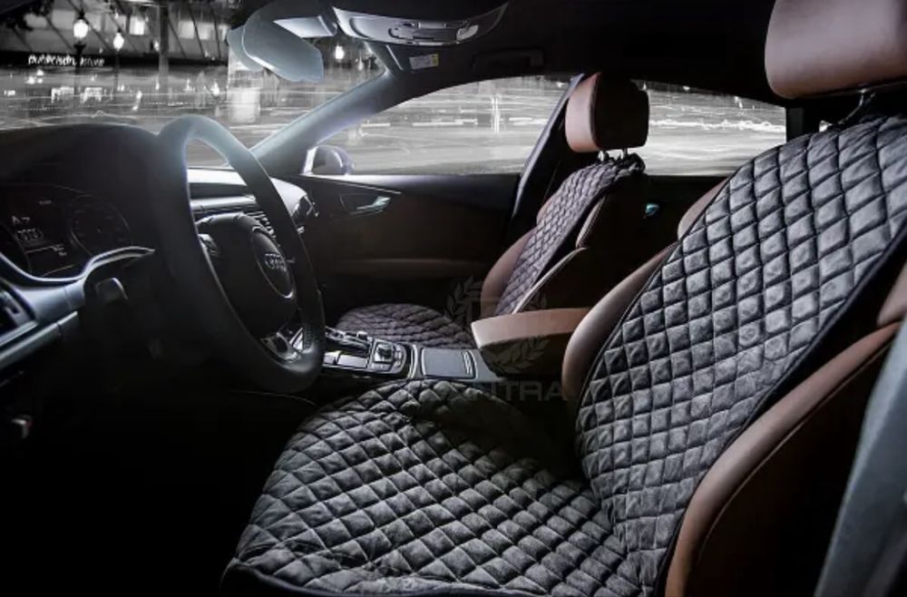 Накидки для автомобиля  алькантара, экокожа . Лучшая цена!